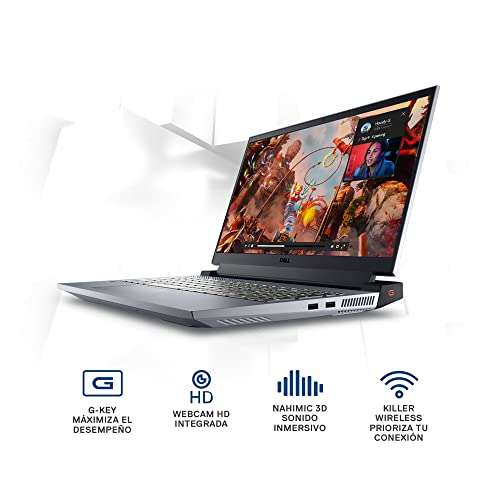 Amazon: Laptop Dell Gaming G5525 15.6" FHD, AMD Ryzen 5, 8GB RAM, 512GB SSD, NVIDIA GeForce RTX 3050, Windows 11, Gris