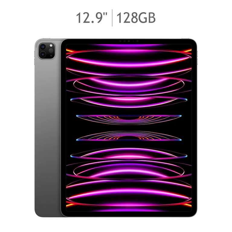 Costco: Apple iPad Pro 12.9" 128 GB WI-FI - Gris Espacial Chip M2 (Paypal + HSBC)