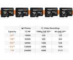 Amazon: Tarjeta de memoria microSDXC, A2, U3, velocidad de lectura de 100 MB/s, 256 GB | Envío gratis con Prime