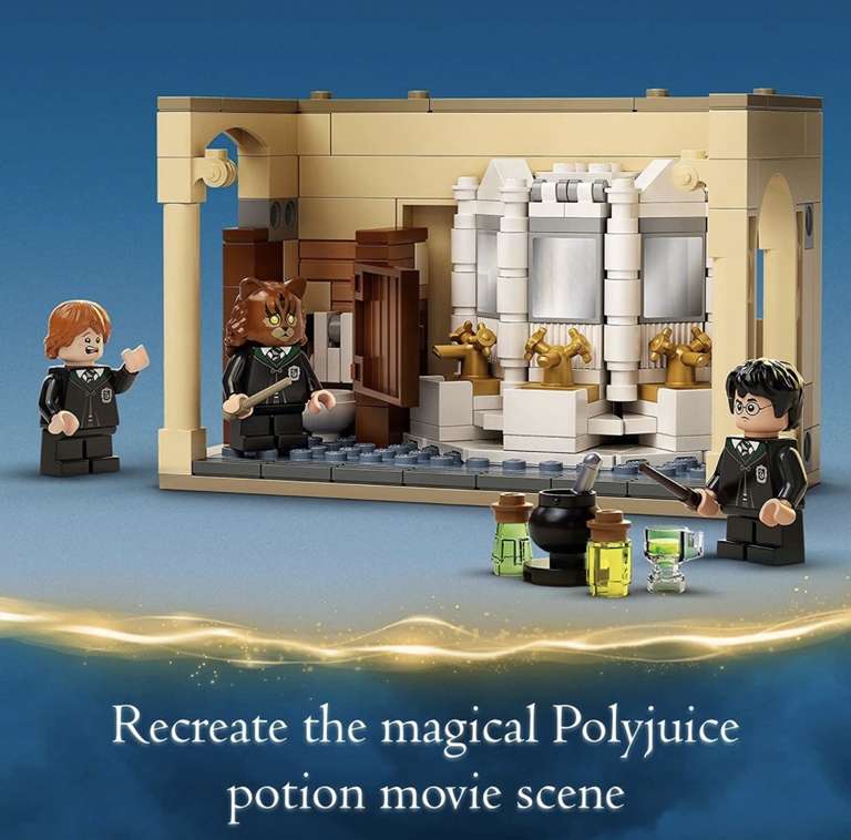 Amazon: Set de LEGO Harry Potter Hogwarts: Falla de la Poción Multijugos | Precio más bajo histórico según Keepa | Envío gratis con Prime