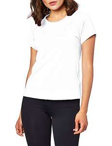 Amazon: Charly 5018216 Camiseta de Manga Corta para Mujer, Blanco (White), SmallPlayera de manga corta