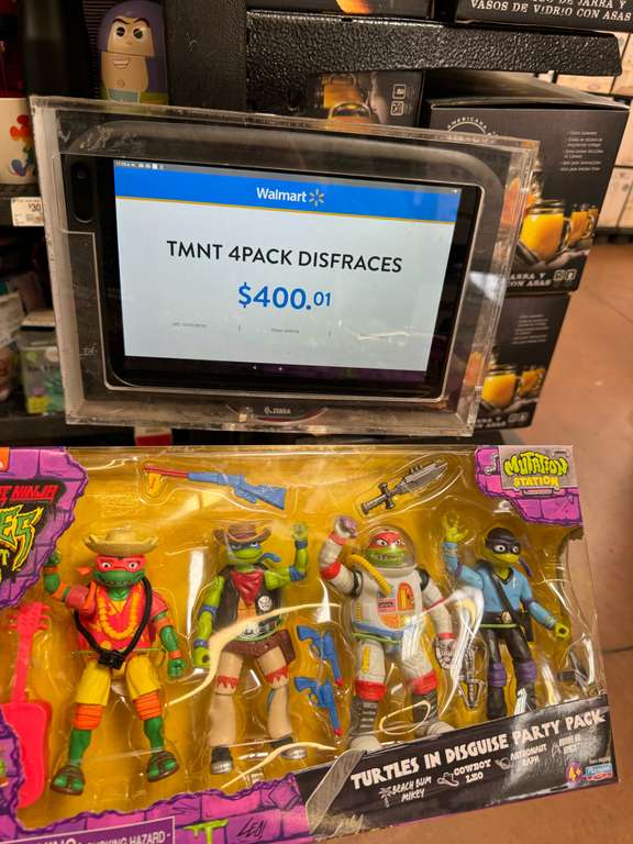 Walmart: Tmnt paquete de 4