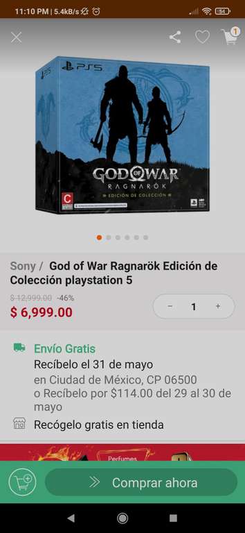 Linio: God of War Ragnarök Edición de Colección playstation 5