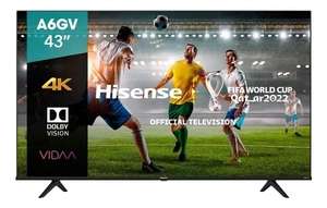 Mercado Libre: Televisor Hisense 43" Resolución 4k Vidaa Tv A6gv