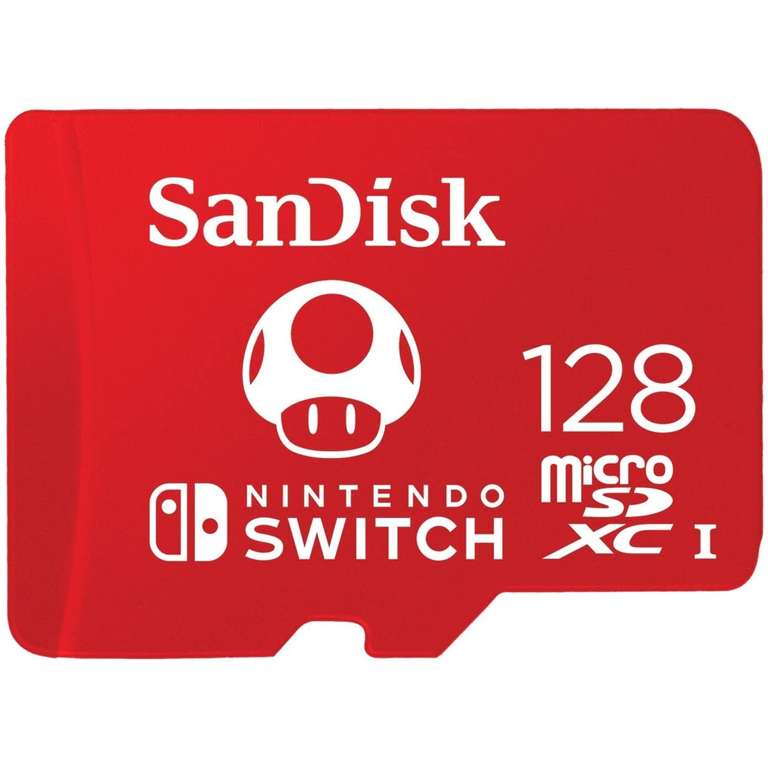 Amazon: SanDisk 128GB microSDXC UHS-I card for Nintendo Switch