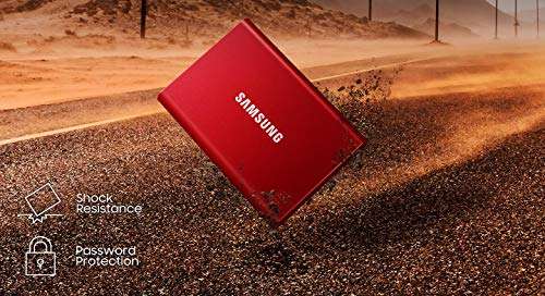 Amazon- Samsung SSD portátil T7 de 1 TB