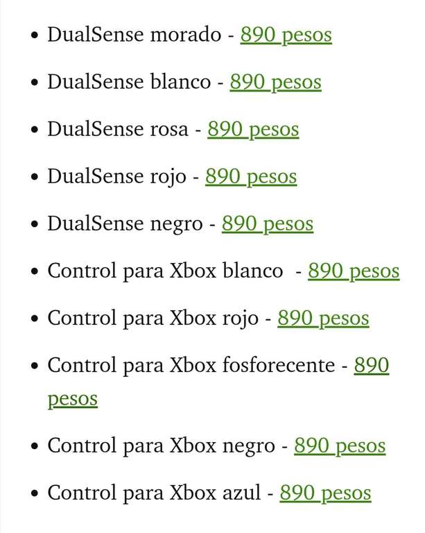 Walmart: Controles para Xbox&Ps5