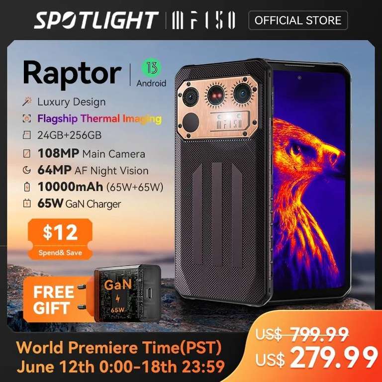 AliExpress: Smartphone IIIF150 Raptor