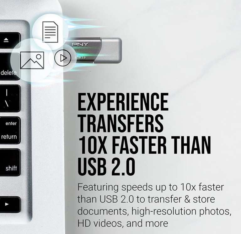 Amazon: memoria usb PNY USB 3.0 Turbo de 32 GB (Paquete de 5 piezas)