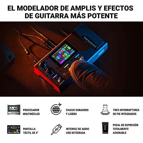 Amazon: Headrush MX5 Procesador de efectos para guitarra