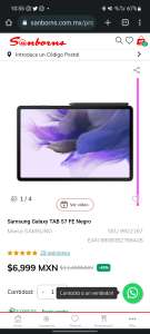 Sanborns: Samsung Galaxy TAB S7 FE