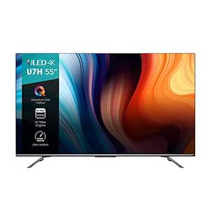Amazon: Pantalla Hisense U7H 55" ULED 4K Google TV, HDMI 2.1, 120hz