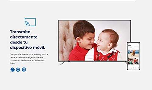 Amazon: onn. Television 100012587 de 65” LED 4K con HDR UltraHD Smart TV Compatible con Alexa