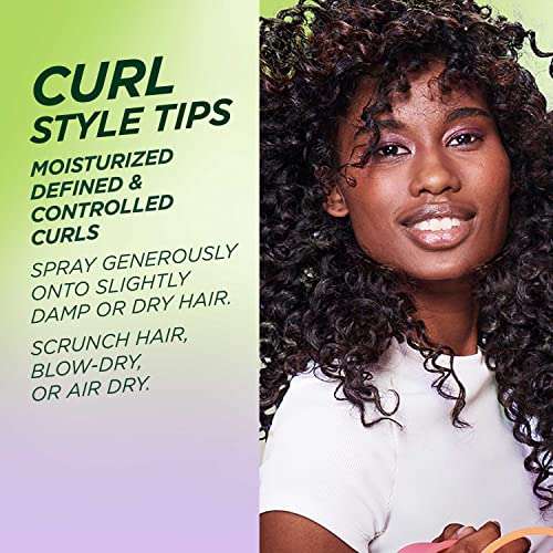 Amazon: Garnier - Gel en aerosol para cabello rizado Fructis Style Curl Shape Definidor para cabello rizado, 3 unidades