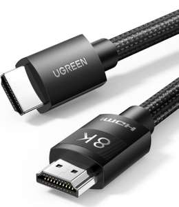 Amazon: UGREEN Cable HDMI 2.1 8K, Alta Velocidad 48Gbps 120Hz 60Hz Dynamic HDR eARC Dolby Atmos HDCP Compatible con PS5 PS4 Xbox, 2M