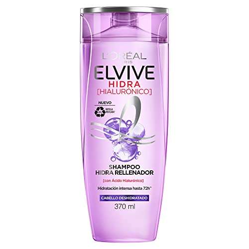 Amazon: L'Oréal Paris Shampoo Hidra Hialurónico Elvive 370 ml | envío gratis con Prime