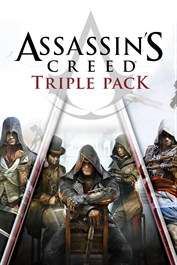 Xbox store: Assassins creed triple pack, Black Flag, Unity, Syndicate