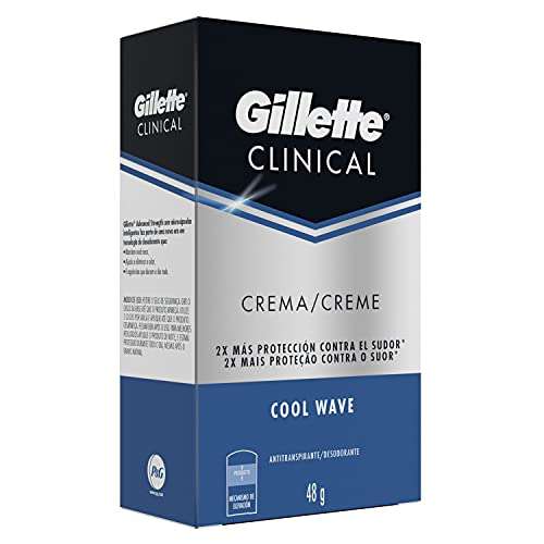 Amazon: Gillette Antitranspirante Clinical Creme Cool Wave 48 G