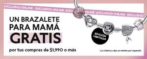 Pandora México - Brazalete gratis para mamá en la compra de $1990 o más