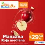 Chedraui: MartiMiércoles 2 y 3 Enero: Plátano ó Naranja $9.50 kg • Lechuga $9.50 pza • Manzana Roja $29.50 kg
