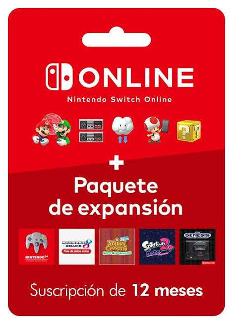 Nintendo Switch Online + Expansion pack Familiar Japon Anual