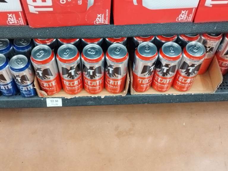 Cerveza Tecate 710 ML latón en Walmart