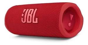 Mercado Libre: Bocina JBL Flip 6, Bluetooth, a prueba de agua, Color Negro y Rojo