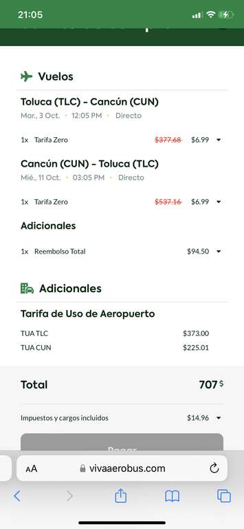 Vivaaerobus: AIFA- Cancún