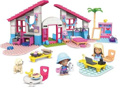Amazon: Mega Construx - Barbie: Casa Malibú - 303 Piezas