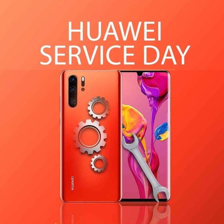 Huawei Service Day: Mano de Obra GRATIS Aún Fuera de Garantía, Teléfonos, Laptops, Tablets y Wearables (6 al 8 enero)