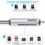 Amazon: Lector de Tarjetas SD USB 3.0,Lector de Tarjetas USB C+USB 3.0 5Gbps