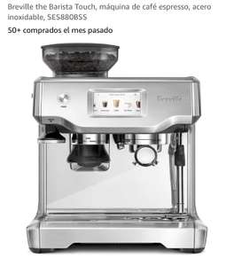 Amazon: Breville the Barista Touch, máquina de café espresso, acero inoxidable, SES880BSS