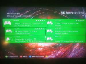 Xbox: Resident Evil 2 Revelations gratuito (descargado en X360)