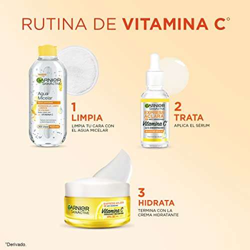 Amazon: Garnier Skin Naturals Face Express aclara crema hidratante tono uniforme con fps 30 (Precio Planea y Ahorra)