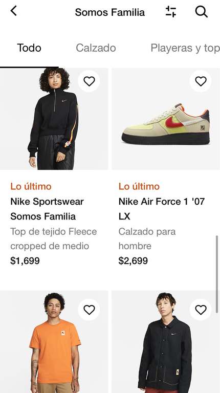 Colección Nike Somos Familia