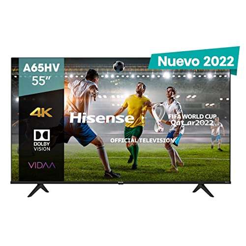 Amazon: Hisense Pantalla 55" 4k Smart TV LCD 55A65HV VIDAA U (2022) con Citibanamex
