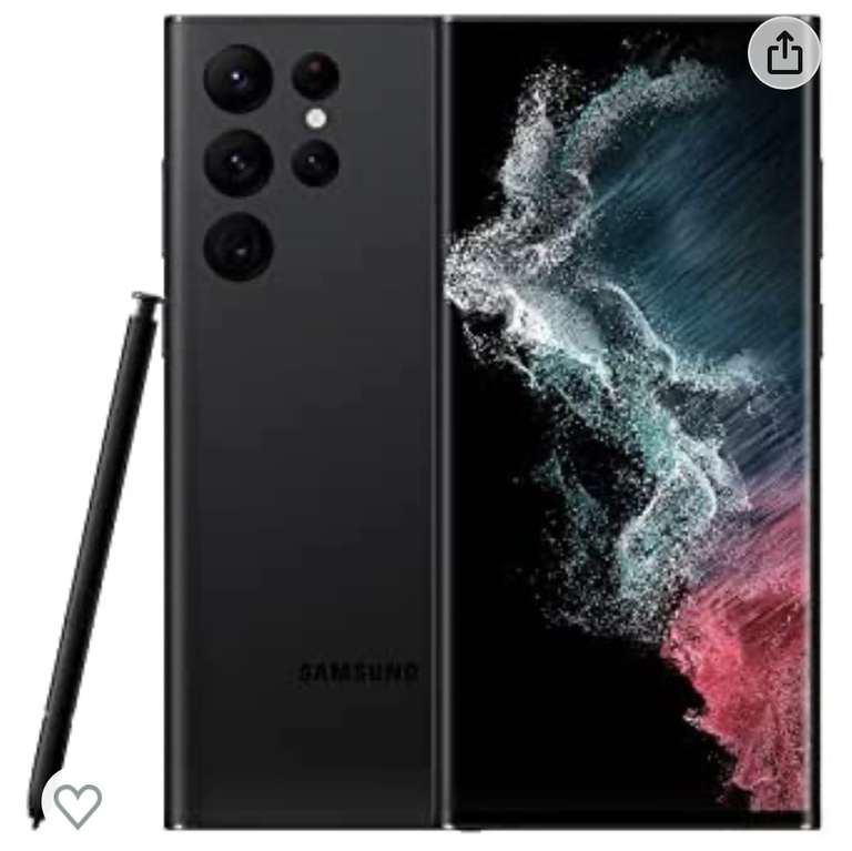 Amazon: SAMSUNG Galaxy S22 Ultra 8+128 GB (nacional) con BANORTE