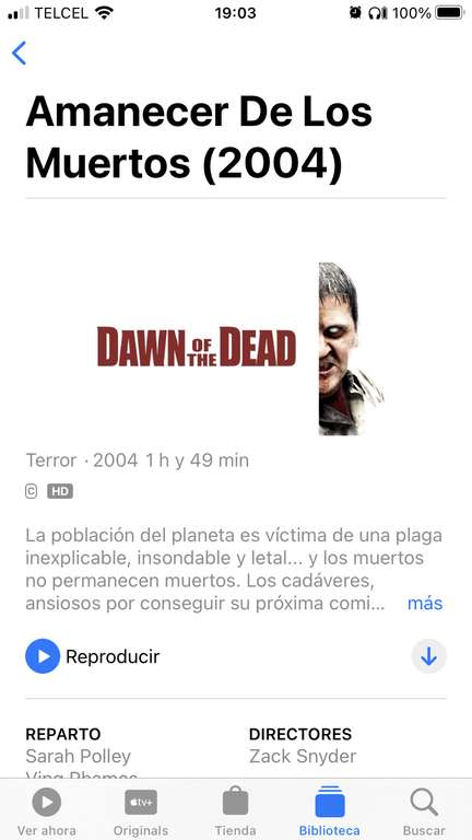 iTunes: Dawn of the Dead