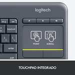 Amazon: Logitech K400 Plus Teclado Inalámbrico Touch TV con Control Multimedia y Touchpad Integrado