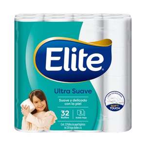 Amazon: Elite 32 rollos papel higiénico