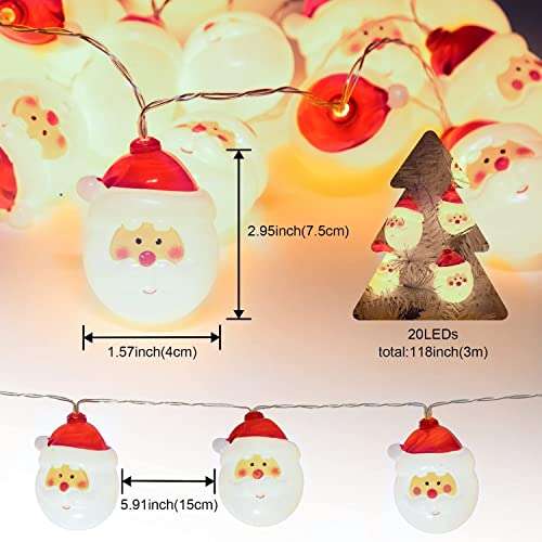 amazon : Luces de decoración de Navidad ,LED, USB