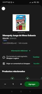Monopoly BID Juguetibici en rappi