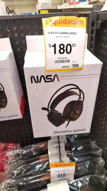 WalMart: Audífonos NASA RGB