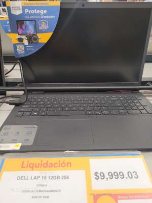 Walmart: Laptop Dell inspiron i5 1135G7 12 de ram, 256 ssd.