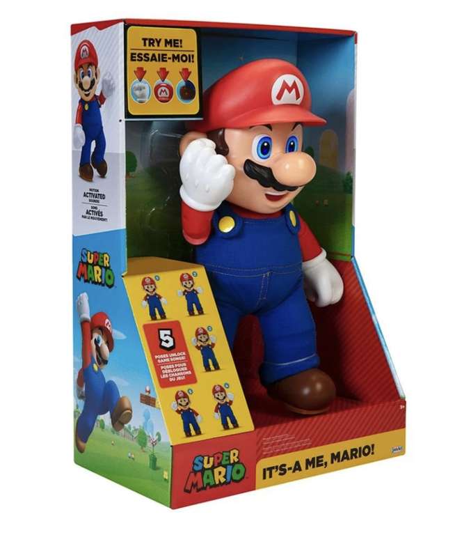 Walmart: Figura Nintendo ¡Soy yo Mario! 12 Pulgadas