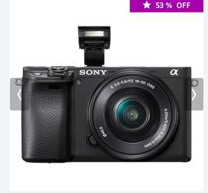 Sony Store: Cámara Alpha 6400 (A6400) con sensor APS-C + lente zoom potente de 16-50 mm