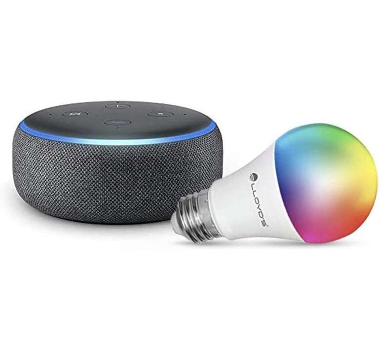 Amazon - Alexa Echo Dot 3era Gen + Foco inteligente RGB (PAGANDO EN OXXO $399)