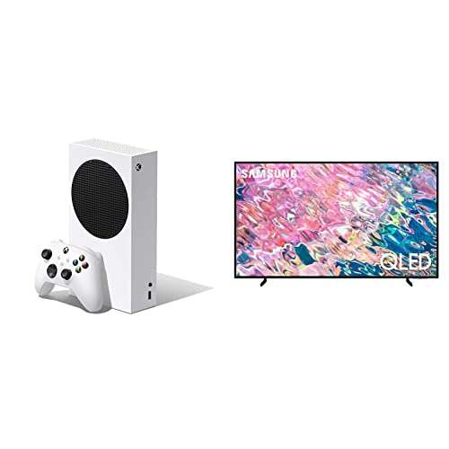 Amazon: Xbox Series S 512GB (Versión Internacional) + Pantalla Samsung 55" QLED QN55Q60BAFXZX (2022) con Banorte o HSBC