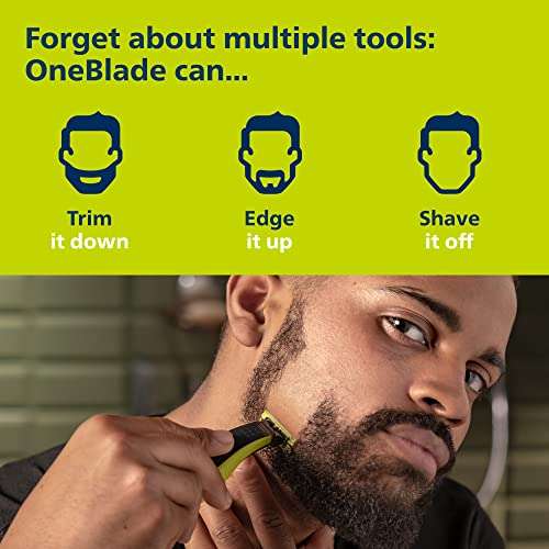 Amazon: Philips Norelco OneBlade Face + Body hybrid electric trimmer and shaver, QP2630/70