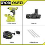 Amazon: Ryobi ONE+ - Pistola de pegamento compacta inalámbrica de 18 V con batería y cargador | Precio antes de pagar